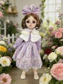 6.3 Inch High-Quality 20-Joint BJD Princess Doll Set, Birthday Gift Toy, Holiday Present - Multicolor - View 16
