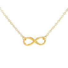 Collar Signo de Infinito - Chapa de Oro Calidad Premium - Cadena de 45cm - ,42548496 - Multicolor - Ver 1