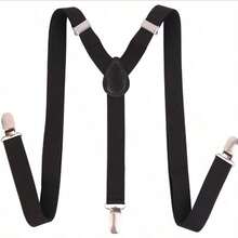 1pc Multi-Color Adjustable Elastic Y-Shape Shoulder Strap, 2.5mm Width, Comfortable Elastic Band With Metal Clips, Suitable For Wedding, Party, Holiday And Daily Wear - Multicolor - View 1