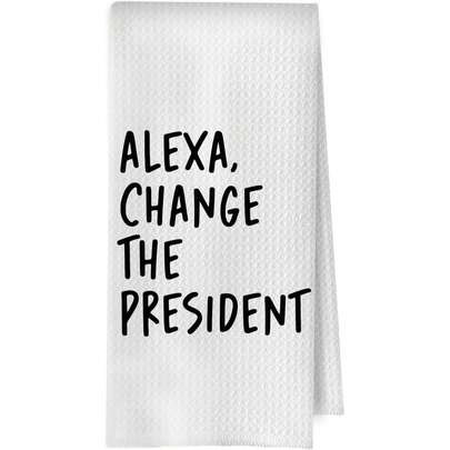 1pc Funny Letter Pattern Towel, Featuring Humorous Letter Design, Super Absorbent Kitchen Dish Cloth, Utensil Drying Towel, Cleaning Rag, Soft & Durable Material, Machine Washable, Multipurpose Holiday Decor, Birthday Gift, Gift For Family & Friends - Perfect For Cooking, Baking, Cleaning, Bathroom, Tabletop Decor