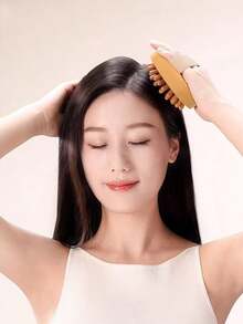 1/2pcs Wooden Massage Brush/Mat, A Body Fat Massage And Therapy Tool For Relieving Fatigue And Soreness, Reducing Fat, Promoting Lymph And Blood Circulation, And Dry Brushing To Remove Dead Skin. It Is The Best Holiday Gift For Friends And Mothers - View 2