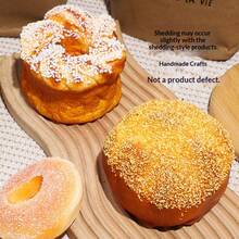 Mô hình bánh mì baguette giả trông như thật, chất liệu PU, thích hợp làm quà tặng sinh nhật/Giáng sinh/Lễ Phục sinh, món quà hoàn hảo. - Nhiều màu - Xem 5