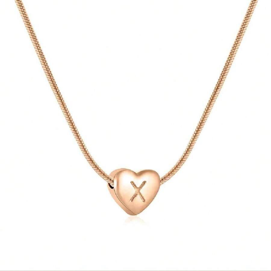 ® Women's Necklaces, Stainless Steel Initial Necklace For Everyday Wear. Durable And Elegant Women's Chains. Ideal Gifts And Jewelry For Women For Birthdays And Weddings. Jewelry, Gift, 42562953 - 青檸色 - 查看 1