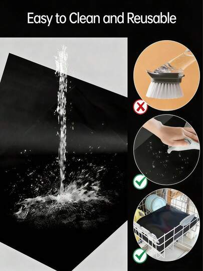 3/2/1 قطعة من بطانات الفرن، سهلة التنظيف لحماية قاع الفرن/الموقد، بطانات خبز مقاومة للحرارة وغير لاصقة للاستخدام المنزلي والتخييم والشواء، بطانات فرن سميكة ومتينة، حامي موقد، بطانات شواية، وسادات مانعة للتسرب، بطانات فرن وميكروويف، لوازم مطبخ، حماة الفرن سهلة التنظيف، هدايا عيد الحب، رأس السنة الجديدة، حلويات DIY، مطبخ