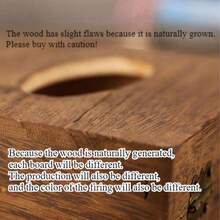 1个木质纸巾盒，办公桌茶几桌面纸巾收纳盒，防水纸巾架。实木豪华酒店餐桌餐巾纸巾盒。 - 彩色 - 查看 10