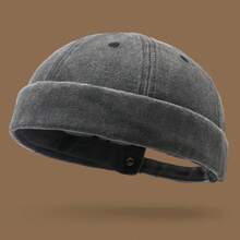 2026 New Retro Washed Bucket Hat, Unisex Street Hip Hop Watermelon Cap, Adjustable Casual Skateboard Hat Suitable For Daily Wear Or Holiday Parties, Round Top Cap - Washing - View 10