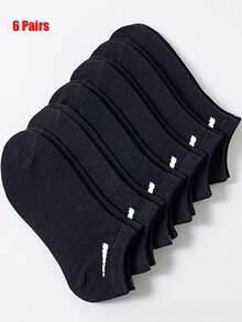 6 đôi tất thoáng khí - Chất liệu pha trộn giữa polyester và spandex thoải mái, thiết kế màu trơn, dệt kim nhẹ, phù hợp cho trang phục thường ngày | Phong cách tối giản | Chất liệu mềm mại, phong cách sống năng động, tất thể thao và giải trí đa năng, thiết kế tất dễ thương, tất đôi mặc nhà, tất nam công sở. - Nhiều màu - Xem 10