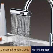 1pc Kitchen Faucet Extension, Multi-Mode Outlet, 360° Rotation, Alloy Interface, Convenient Home Kitchen Assistant, Easy Installation, Exquisite Design, Corrosion Resistant - A - View 4