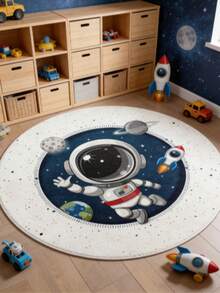 1 pieza Alfombra decorativa con sol para habitación infantil, decoración de dormitorio, alfombra pequeña para sala de juegos, decoración del hogar, alfombra de dormitorio, decoración de sala de estar, alfombra para exteriores, alfombra lavable - Multicolor - Ver 2