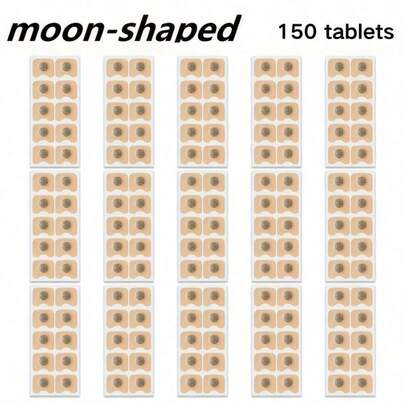 210/150/100/50/30/20/10 Tablets Magnetic Patches, Sleep Aid Nose Expander Magnets, Anti-Snore Nose Pads, Enhance Oxygen Flow, Improve Sleep Quality, Oil-Free, Light Beige-Friendly Sweat-Resistant Snore Solution
