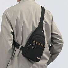 New Nylon Chest Bag, Fashion One Shoulder Crossbody Bag, Large Capacity Cycling Chest Pack, Phone Pouch, Gift For Women, Women's Crossbody Bag, Wallet, Men's Chest Bag - Multicolor - View 2