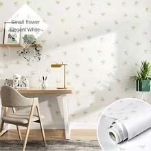 1卷加厚田园花卉图案贴纸，适用于客厅、卧室和电视背景墙装饰；易于移除。 - 田園小花 - 查看 26