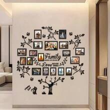 亚克力装饰墙贴相框套装，易于安装的家居装饰相框，适用于客厅、卧室、餐厅、沙发背景墙、玄关背景墙、墙面装饰！ - A款 - 查看 5