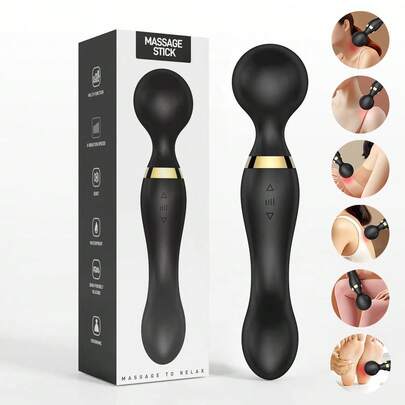 Mini Masajeador Portátil Inalámbrico Impermeable para Cuello, Espalda y Hombros – Relajación Muscular