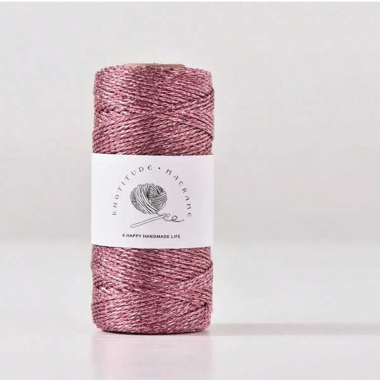 1mm - 450m Carretel de Fio Metálico, Adequado para Crochê e Tecelagem | Prata, Rosa, Fio de Artesanato Dourado | Decorações de Natal DIY, Bolsas, Decoração de Casa e Projetos de Tecelagem - Multicolorido - Visão 20