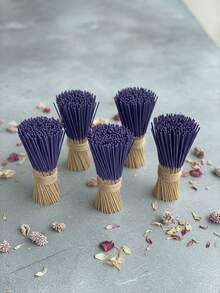 29/115/200支薰衣草香薰棒 - 竹制香薰棒，适用于芳香疗法、瑜伽、冥想、家居和办公室香氛，完美的节日礼品套装 - 薰衣草 - 查看 5