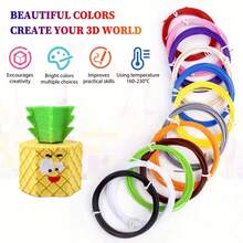 Sợi nhựa PLA nhiều màu dùng cho bút in 3D, đường kính 1.75mm, dài 3 mét/5m. - Xem 5