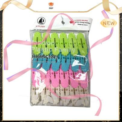 20PCS Plastic Washing Line Clothes Pegs Heavy Duty Clothespins With AntiRust Spring 5cm Random Colours From Ddfo