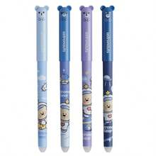4pcs Animal Erasable Gel Pen Set, Panda Shaped, Suitable For Students, Back To School Gift - Sets - View 9