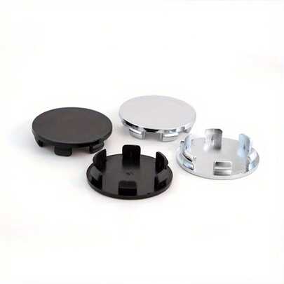 4 nắp chụp mâm xe ô tô không thương hiệu, đường kính 51mm, chống bụi.