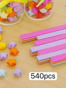 1 lọ ước nguyện Lucky Star có nắp gỗ, lọ thủy tinh trôi, quà tặng ngày lễ, ngôi sao Origami, lọ ước nguyện lưu trữ hình ngũ giác - Nhiều màu - Xem 22