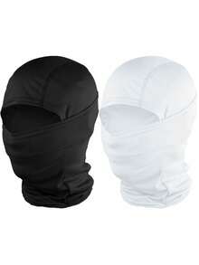 1 pieza/Paquete múltiple Máscara facial unisex para ciclismo, pasamontañas tipo cuello para protección solar, apto para ciclismo, senderismo, viajes al aire libre, todas las estaciones - Multicolor - Ver 14