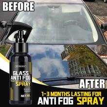 Ryekew 50毫升/100毫升玻璃防雾涂层喷雾剂，冬季汽车挡风玻璃专用，持久防雾，清晰视野，防雾剂 - B-02 - 查看 3