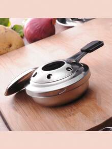 迷你酒精炉 - 便携式高效不锈钢露营炉，带防烫手柄和安全盖，露营应急烹饪锅，非常适合自助餐和餐饮活动、户外背包旅行、野餐和烧烤。 - 查看 10