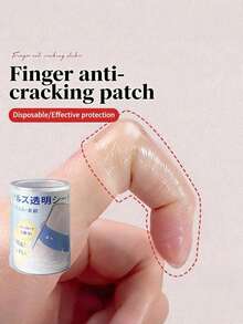 Ống bảo vệ ngón tay trong suốt tự dính, kích thước 1m x 5cm - Chất liệu nhựa thoáng khí, không gây dị ứng, giúp ngăn ngừa nứt và trầy xước. - A - Xem 3