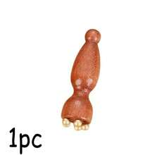 Facial Scraping Plate - Wooden Acupoint Massager, Targeting Eye Bags, Dark Circles, And Sensitive Skin, Light Beige Version. Traditional Skincare Equipment, Equipped With Facial And Eye Massage Sticks, Suitable For Eye Care And Acupoint Pressing - A - View 9