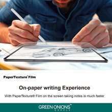 1片装高清、高透光、防刮、防摔、全屏覆盖、强效防指纹、灵敏触控、PET材质、屏幕保护膜、软膜、绘图膜、防眩光，兼容（Air4/5/6/7）第十代、11英寸A16（2025）、Air 11英寸（2026）、12 11英寸（2026） - 無色 - 查看 4