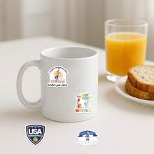 61 PCS Water Polo Stickers High-Quality And Beautiful Stickers For Scrapbook, Journaling, Laptop, Bumper, Skateboard, Water Bottles, Computer, Phone, Hard Hat, Car Stickers And Decals - Multicolor - View 9