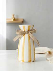Multi-Color Ceramic Vase - Vase, Home Decor Ceramic Vase, Living Room Bedroom Dining Room Office Bookshelf Decorations, Office Decor - Multicolor - View 9