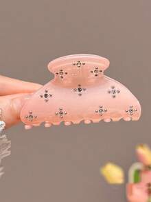 1个/4个装优雅水晶珍珠发夹，公主风半扎发爪，2026新款发饰 - 彩色 - 查看 10