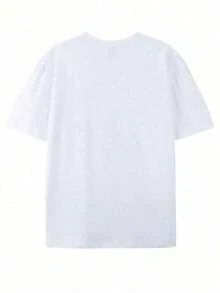 Disney Toy Story Pizza Restaurant Patterned T-Shirt-High-Quality Washable Cotton, Short-Sleeved T-Shirt For Men And Women In Summer, Machine Washable, Regular Version, Disney T-Shirt, Casual Wear. - 白色 - 查看 2