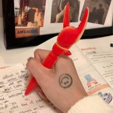 Creative Crab Claw Pen, Funny Crab Clip Neutral Pen, Press-Type Clip-On Ballpoint Pen - Multicolor - View 5