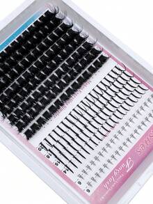 300D/200D/160D/120D/100D80D/60D DIY Lash Clusters Long 6-20mm Lash Spikes Lower Eyelashes 280pcs/264pcs/248pcs/232pcs/216pcs Eyelash Clusters Volume Individual Lashes DIY Spiky Lash Extension Manga Cluster Eyelash Extensions Mink Strips Lashes Thick - D - View 7