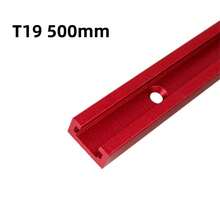 T19 T型滑条，木工导轨轨道，滑轨限位器改装，铝合金小滑槽，木工DIY配件 - T19 500mm - 查看 13