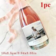 1-10张个性化礼品标签,定制葡萄酒标签,高品质照片贴纸,适用于求婚礼物、结婚礼物、新郎新娘、订婚、个性化婚礼用品、周年纪念情侣礼物、生日派对用品 - F-酒瓶標籤B - 查看 19