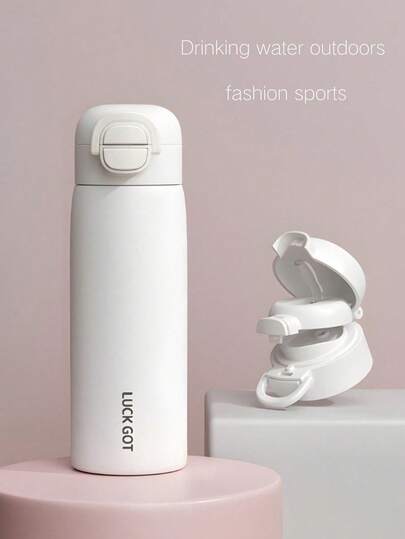 316 Stainless Steel Double Drinking Mouth Insulated Cup, Unisex Student Sports Portable High-Quality 2-In-1 Sports Bottle, School Or Camping Water Bottle