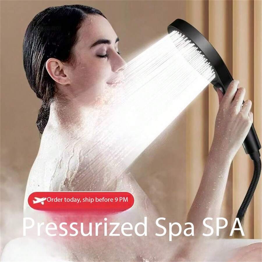 Chuveiro de Alta Pressão com 3 Modos - Chuveiro de Mão Economizador de Água com Jato de Chuva/Massagem/Jato de Força - Fluxo Forte Mesmo para Baixa Pressão de Água - Estilo de Hotel de Luxo para Casa, Apartamento e Trailer
