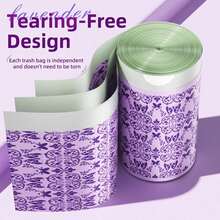 Lavender Scented Drawstring Trash Bags, Thickened Leak-Proof Disposable Garbage Bags, Suitable For Kitchen, Bathroom, Bedroom, Living Room And Other Scenarios - Multiple Styles - View 6