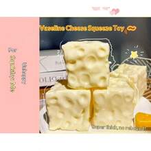 1个2026新款奶酪捏捏乐玩具，椰子油手工可塑形软萌玩具，生日、惊喜、节日、情侣、圣诞节、游戏玩家、减压的理想礼物 - 彩色 - 查看 8