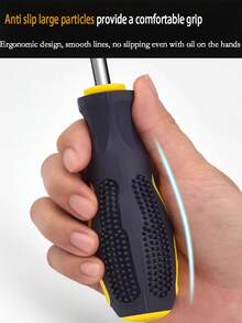 Bộ tua vít chuyên nghiệp 1 món: Tua vít đầu dẹt, tua vít từ tính, tay cầm tiện dụng, chống trượt, được tôi cứng, thích hợp sử dụng tại nhà. - nhiều màu - Xem 6