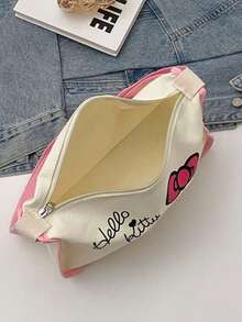 SANRIO 印花帆布包 新款多功能斜挎饺子包 时尚通勤单肩包 女士 - 彩色 - 查看 6