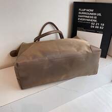 旅行手提袋，大容量防水尼龙单肩包，适合周末短途旅行 - 彩色 - 查看 3