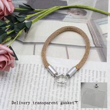 1条奢华水钻链条挂绳，时尚加厚手机挂绳，防丢钥匙扣配件 - 彩色 - 查看 4