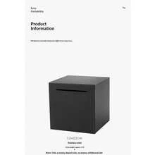 Unbreakable Stainless Steel Adult Piggy Bank, Must Break To Open, Durable Metal Coin Bank For Cash Savings - Black - View 5