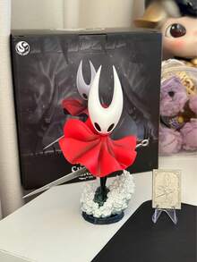 1件《空洞骑士》“大黄蜂与骑士”可动人偶套装，高保真PVC雕像，带场景底座，桌面摆件，游戏迷生日礼物，精细涂装，可动关节 - 彩色 - 查看 7