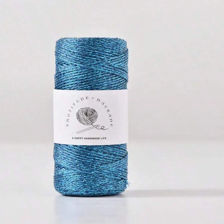 1mm - 450m Carretel de Fio Metálico, Adequado para Crochê e Tecelagem | Prata, Rosa, Fio de Artesanato Dourado | Decorações de Natal DIY, Bolsas, Decoração de Casa e Projetos de Tecelagem - Multicolorido - Visão 17